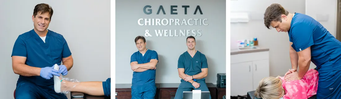Chiropractor Marlton NJ James Gaeta & Ryan Pergolizzi With Patient